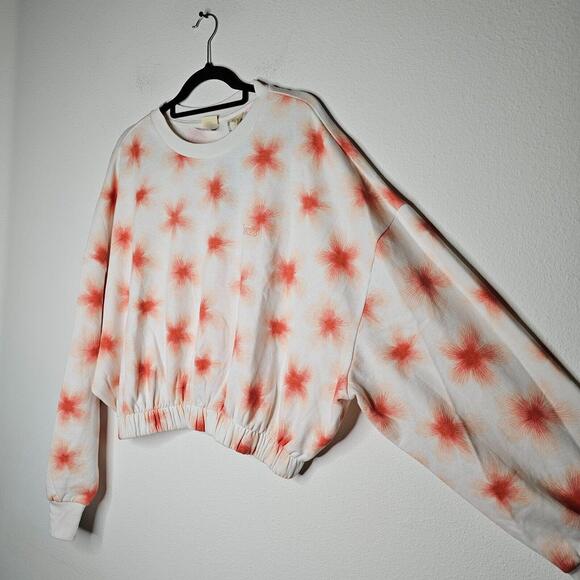 NWT Levi's Women's Coral Floral Sweatshirt Size XL - Picture 2 of 8